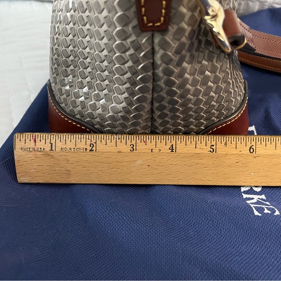 Dooney & Bourke Tan and Brown Satchel - Picture 4 of 9